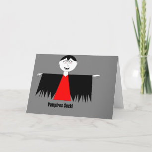 "Vampire Sind zum Kotzen!" Brunnen-Karte Karte