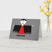 "Vampire Sind zum Kotzen!" Geburtskarte Karte (Gelbe Blume)