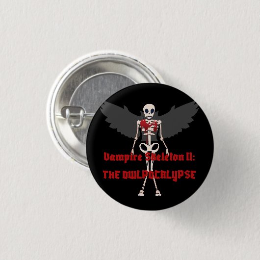 Vampire Skeleton II Button (Vorne & Hinten)