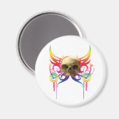 Vampire Skull Magnet (Vorderseite/Rückseite)