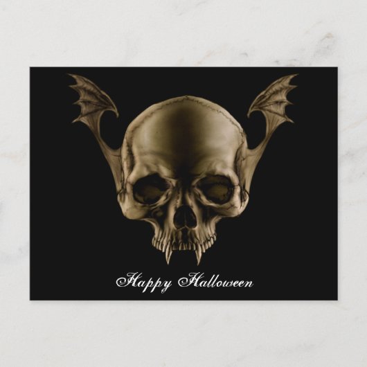 Vampire Skull Postcard Postkarte (Vorderseite)