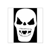Vampire Skull Silhouette Briefmarke Gummistempel (Prägung)
