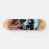 Vampire Skull Skateboard (Horizontal)