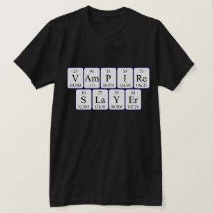 Vampire Slayer Periodensystem Shirt