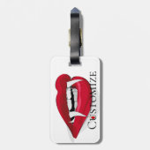 Vampire Smile Thunder_Cove Gepäckanhänger (Rückseite vertikal)