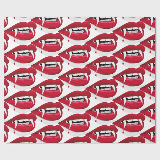 Vampire Smile Thunder_Cove Geschenkpapier (Flach)