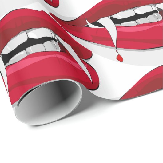 Vampire Smile Thunder_Cove Geschenkpapier (Rolleneckpunkt)