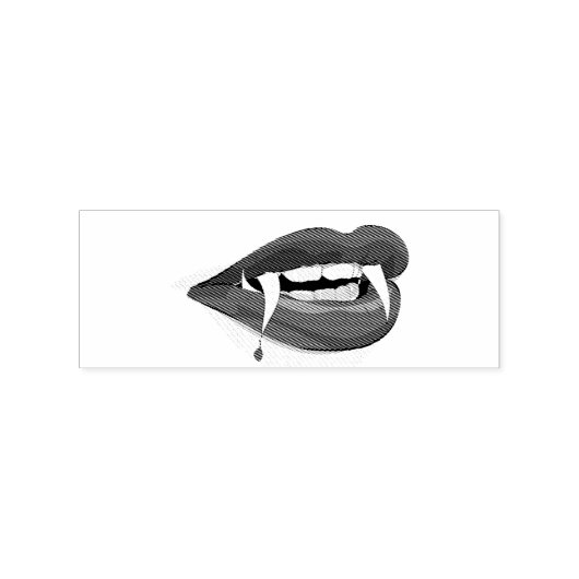 Vampire Smile Thunder_Cove Gummistempel (Prägung)