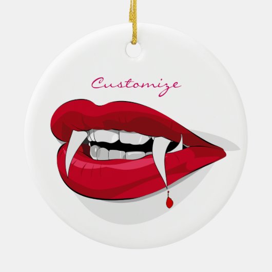 Vampire Smile Thunder_Cove Keramik Ornament (Hinten)