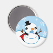 Vampire Snowman Magnet (Vorderseite/Rückseite)