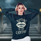 Vampire Spaß | Bitten ist mein Cardio-Sweatshirt Sweatshirt