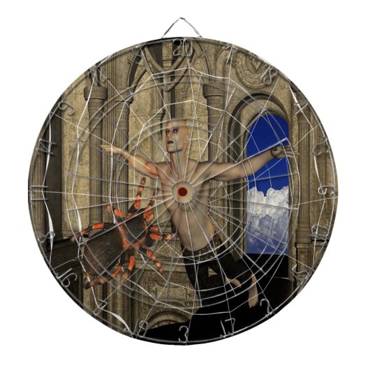 Vampire Spiders Web Dartscheibe (vorne)