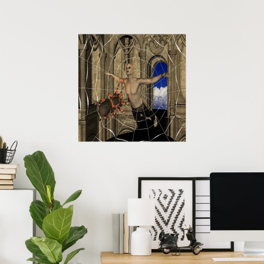 Vampire Spiders Web Poster (Heimbüro)