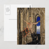 Vampire Spiders Web Postkarte (Vorne/Hinten)