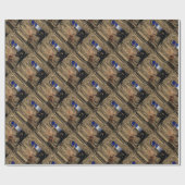 Vampire Spiders Web Wrapping Paper Geschenkpapier (Flach)