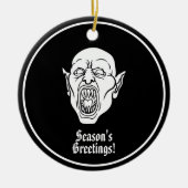 Vampire Spooky Dracula Keramik Ornament (Vorne)