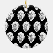 Vampire Spooky Dracula Keramik Ornament (Hinten)