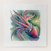 vampire squid 171024AREF124 - Watercolor Puzzle (Horizontal)