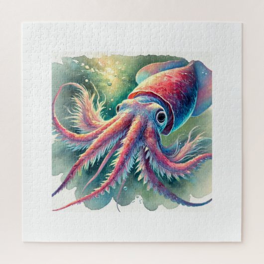 vampire squid 171024AREF124 - Watercolor Puzzle (Vertikal)