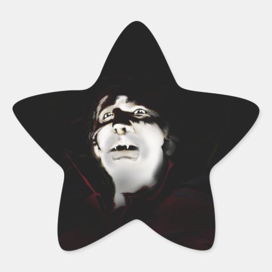 Vampire Stern-Aufkleber (Vorderseite)