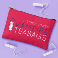 Vampire Teabags Pink Funny Name Periode