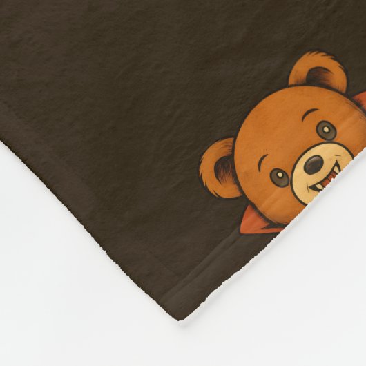 Vampire Teddy Halloween Blanket Fleecedecke (Ecke)