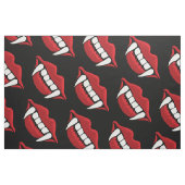 Vampire Teeth Funny Halloween Stoff (Fat Quarter (45,7 x 55,9 cm))