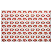 Vampire Teeth Red Lips Mouth Stoff (Fat Quarter (45,7 x 55,9 cm))