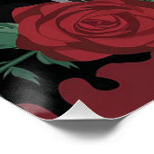 Vampire-Themed Halloween-Einladung Poster (Ecke)