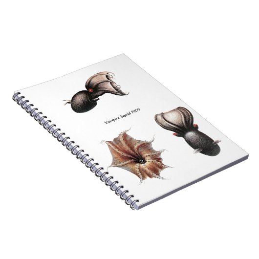 Vampire-Tintenfisch-Notizbuch Notizblock (Rechte Seite)