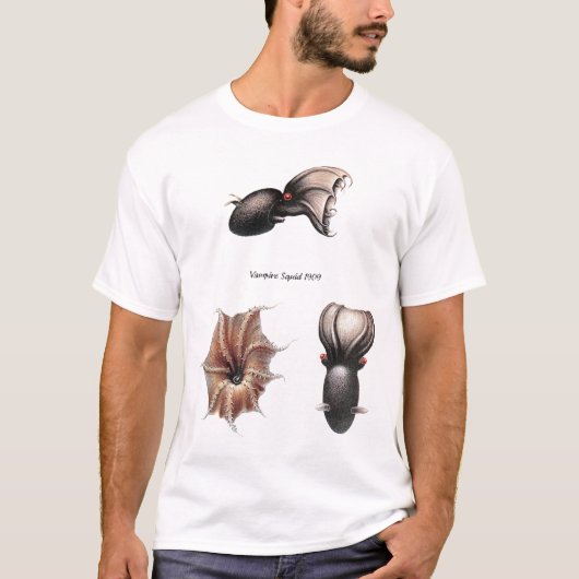 Vampire-Tintenfisch-T - Shirt (Vorderseite)