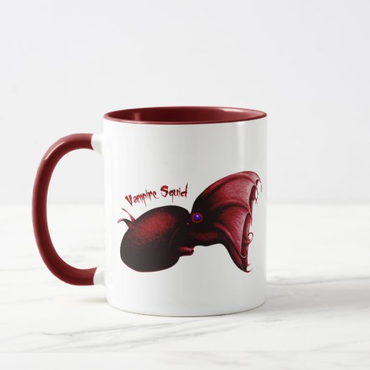 Vampire-Tintenfisch-Tasse Tasse (Links)