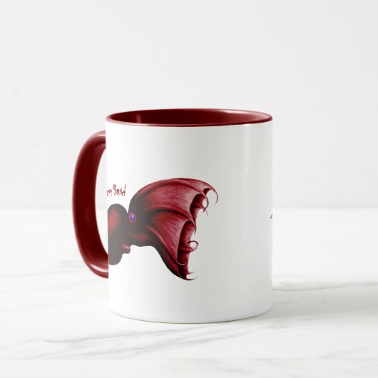 Vampire-Tintenfisch-Tasse Tasse (Vorderseite Links)