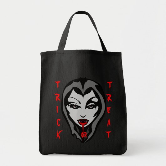 Vampire Tote Bag Halloween Vampire Bag Tragetasche (Vorne)