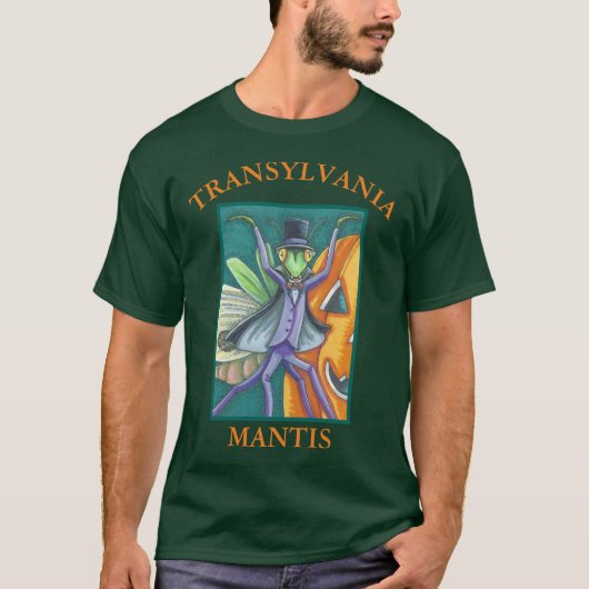 VAMPIRE TRANSYLVANIA MANTIS HALLOWEEN T - SHIRT (Vorderseite)