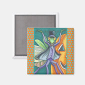 VAMPIRE TRANSYLVANIA PRAYING MANTIS MAGNET Square (Vorderseite/Rückseite)