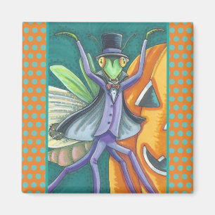 VAMPIRE TRANSYLVANIA PRAYING MANTIS MAGNET Square