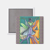 VAMPIRE TRANSYLVANIA PRAYING MANTIS MAGNET Square (Vorderseite/Rückseite)