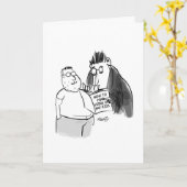 Vampire und fette Kinder Karte (Gelbe Blume)