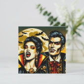 Vampire und Fledermäuse Halloween-Party (Stehend Vorderseite)
