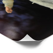 Vampire und Mummy auf der Jagd. Halloween Poster (Ecke)