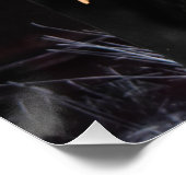 Vampire und Mummy auf der Jagd. Halloween Poster (Ecke)