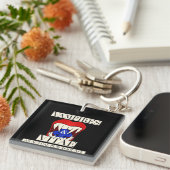 Vampire und Wein passen gut zusammen Schlüsselanhänger (Vorderseite rechts)