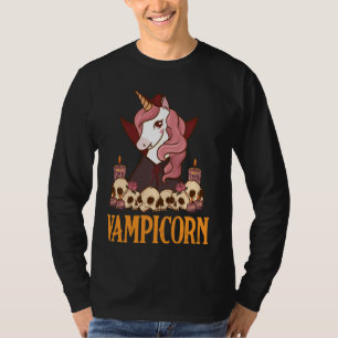 Vampire Unicorn Niedlich Magical Vampicorn Hallowe T-Shirt