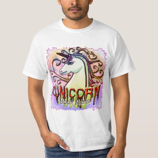 Vampire Unicorn T-Shirt (Vorderseite)