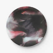 Vampire Vengeance Party Teller | Rot, dunkel (Vorderseite)