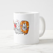 Vampire Vibes | Halloween Jumbo-Tasse (Vorderseite Rechts)