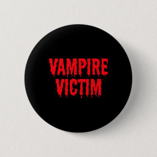 Vampire Victim Halloween Kostüm Lazy Disguise Button