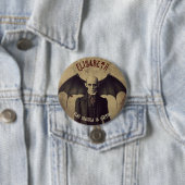 Vampire Vintag Dracula Halloween Button (Beispiel)