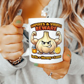 Vampire Virus Beware Garlic Honey Lemon Flu Recipe Kaffeetasse